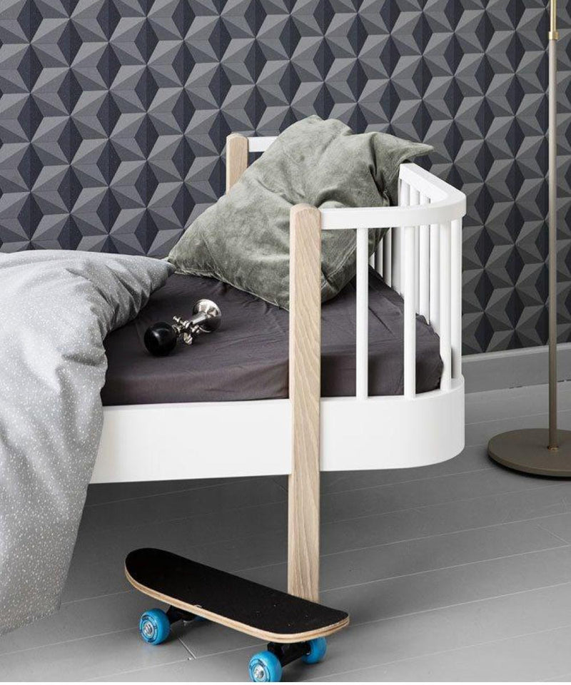 Oliver Furniture Original Bed White/Oak