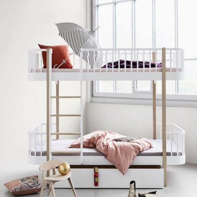 Oliver Furniture Original Bunk Bed 90x200cm White/Oak 041413