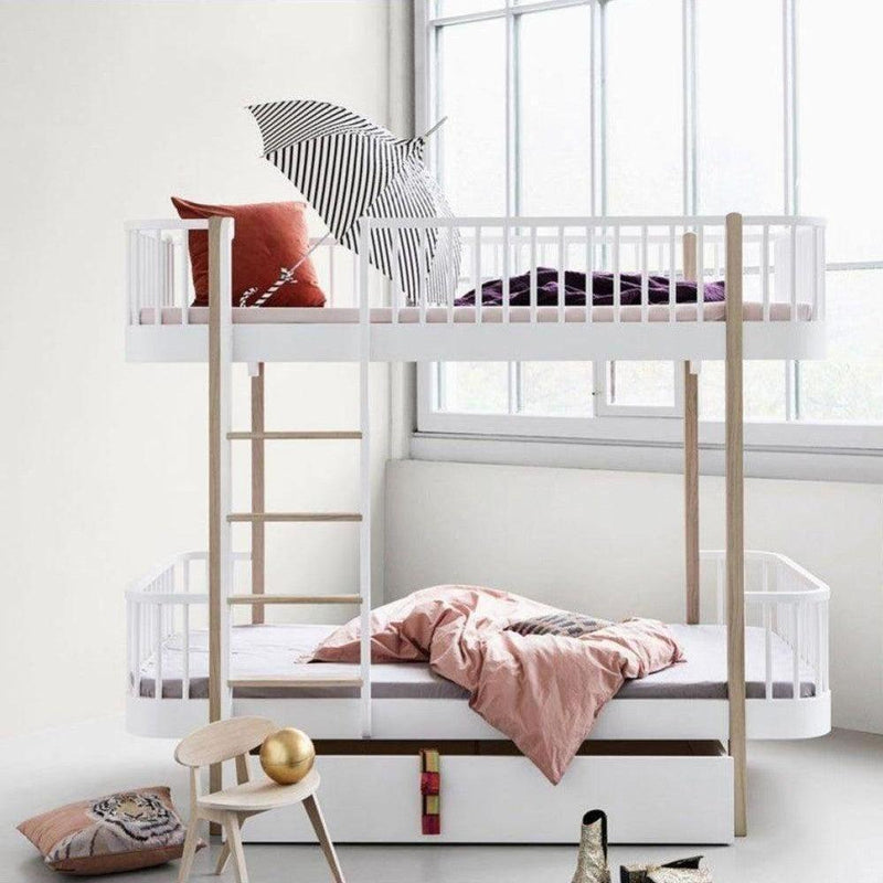 Oliver Furniture Original Bunk Bed 90x200cm White/Oak 041413
