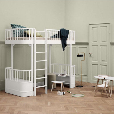 Oliver Furniture Original Loft Bed 90x200cm White 041430 - Studio Play