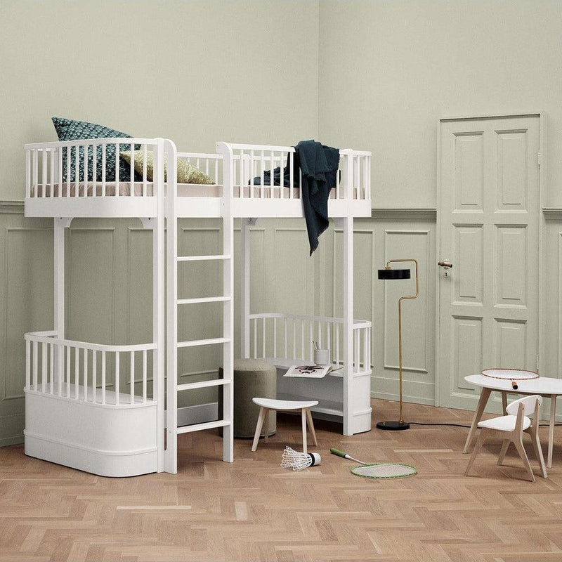 Oliver Furniture Original Loft Bed 90x200cm White 041430 - Studio Play