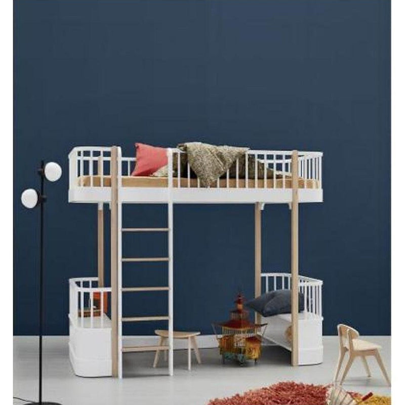 Oliver Furniture Original Loft Bed 90x200cm White/Oak 041429