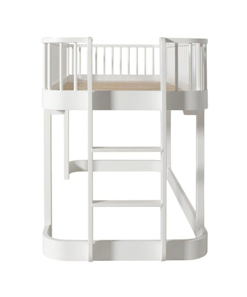 Oliver Furniture Original Low Loft Bed 90x200cm White 041572 - Studio Play