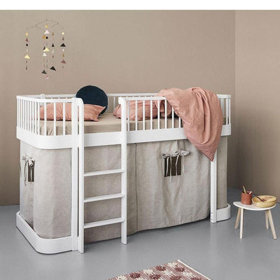 Oliver Furniture Original Low Loft Bed 90x200cm White 041572
