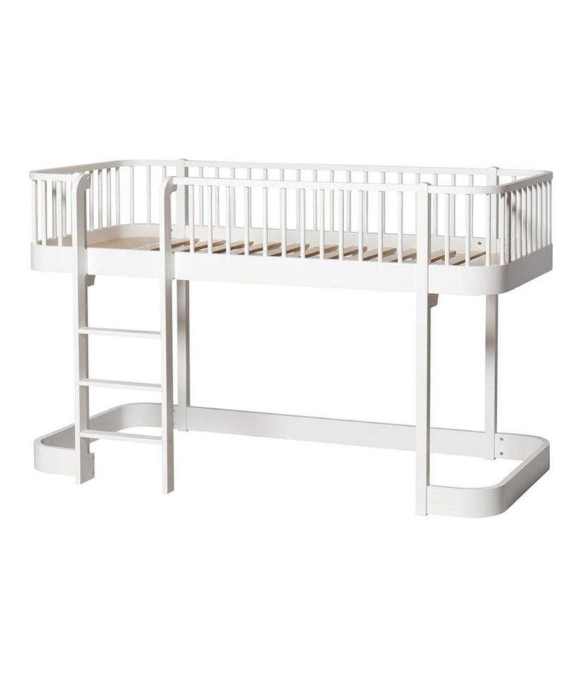 Oliver Furniture Original Low Loft Bed White