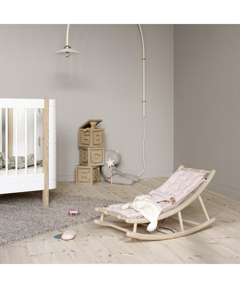 Oliver Furniture Wood Baby & Toddler Rocker Oak/Rose