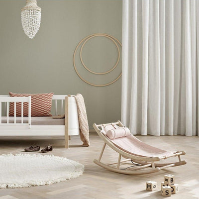 Oliver Furniture Wood Baby & Toddler Rocker Oak/Rose - Studio Play