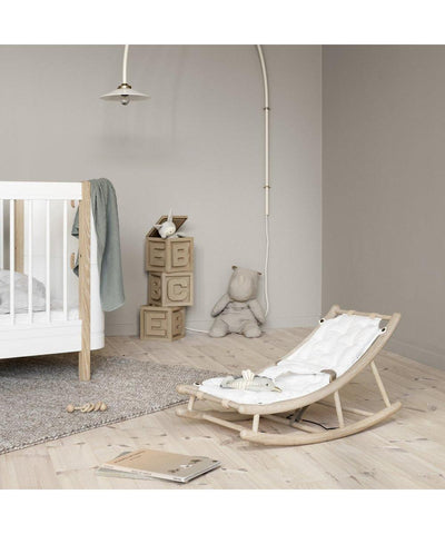 Oliver Furniture Wood Baby & Toddler Rocker Oak/White
