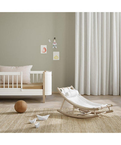 Oliver Furniture Wood Baby & Toddler Rocker Oak/White