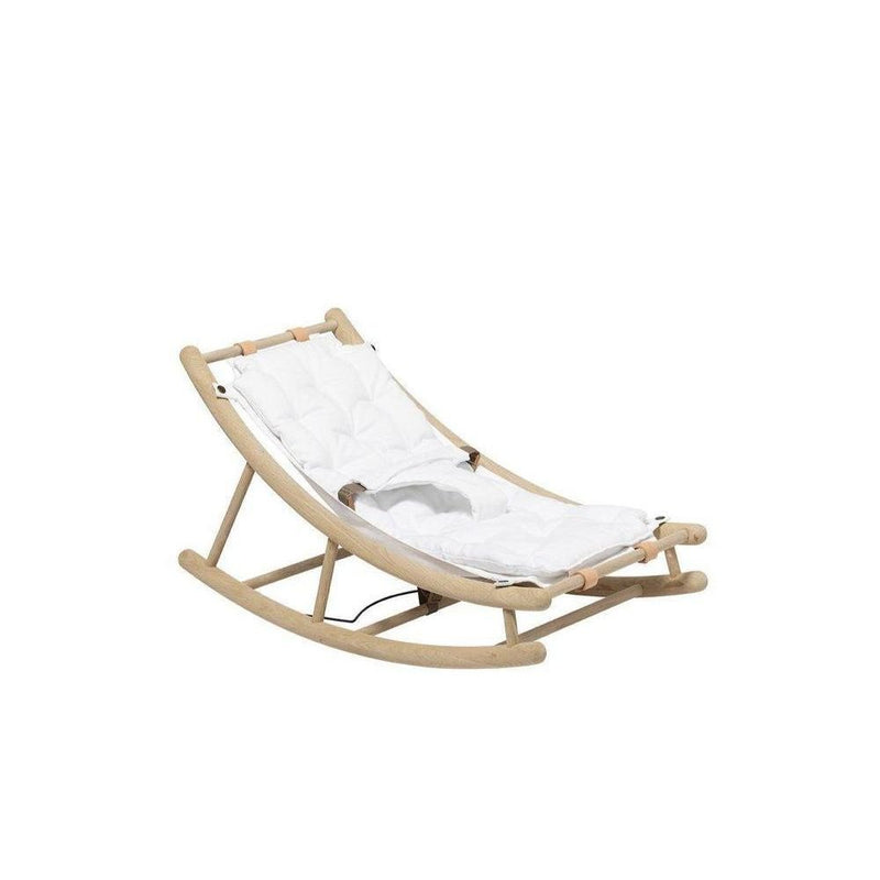 Oliver Furniture Wood Baby & Toddler Rocker Oak/White - Studio Play