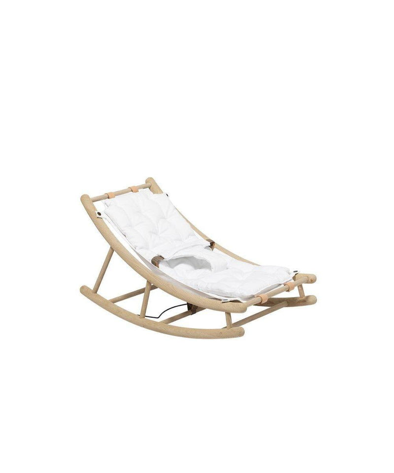 Oliver Furniture Wood Baby & Toddler Rocker Oak/White