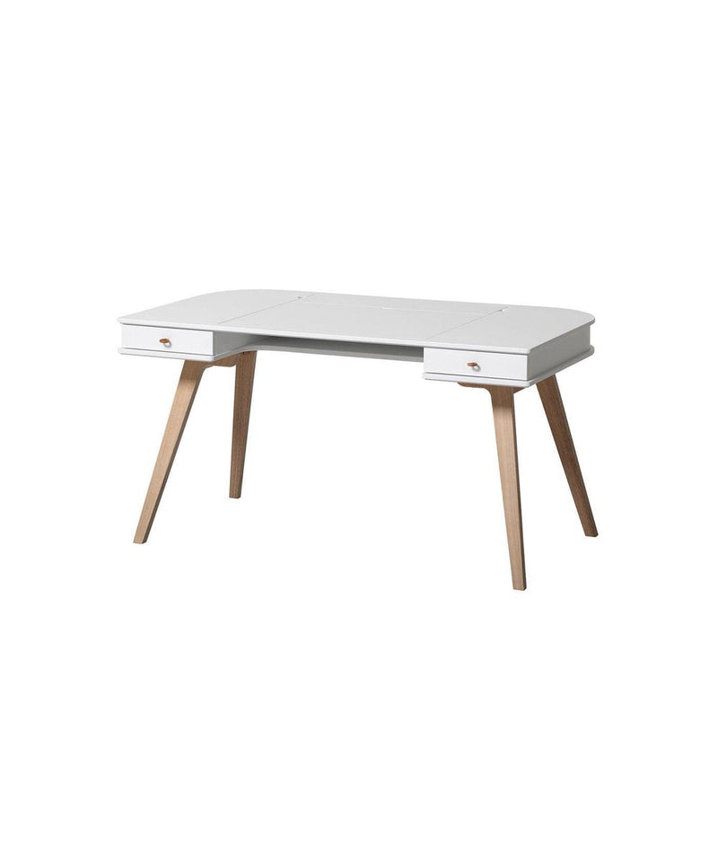 Oliver Furniture Wood Desk 66cm & Armchair