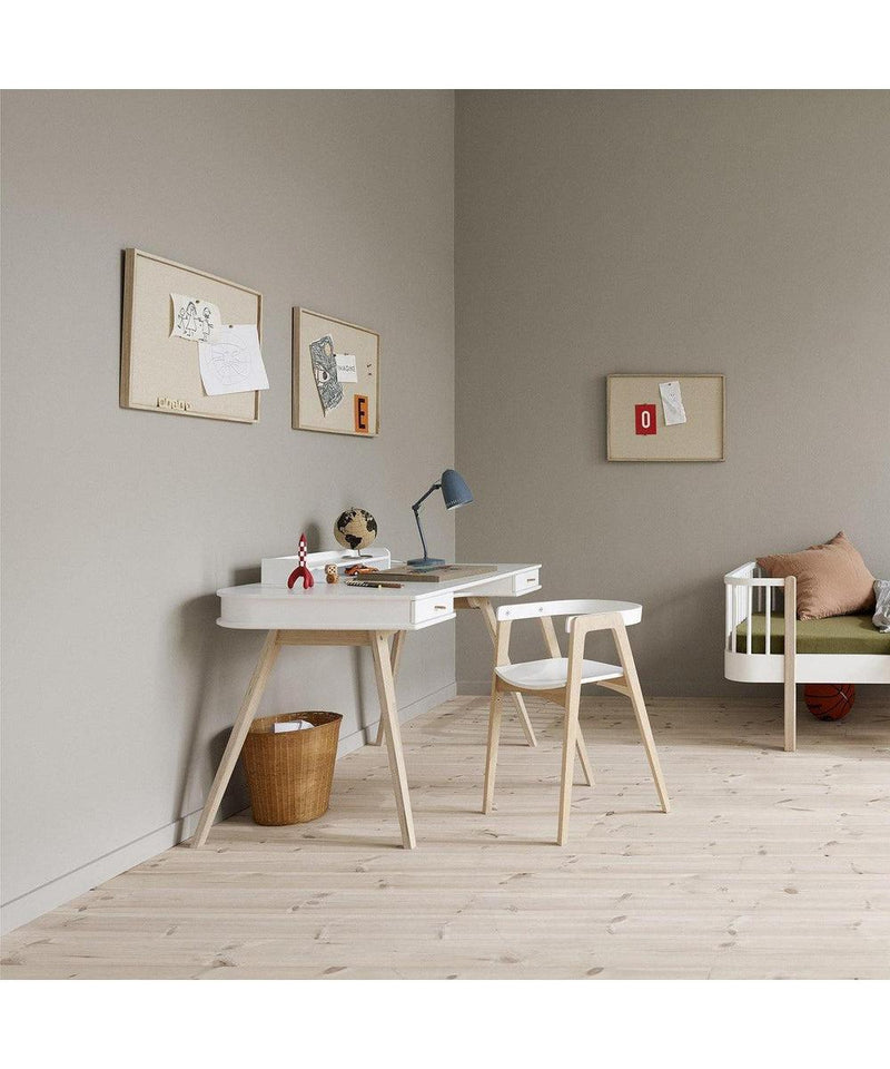 Oliver Furniture Wood Desk 66cm & Armchair