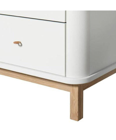 Oliver Furniture Wood Dresser 6 Drawers White/Oak