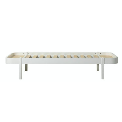 Oliver Furniture Wood Lounger Bed 90x200cm White 041564
