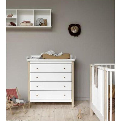 Oliver Furniture Wood Nursery Dresser 4 Drawers White oak 041314