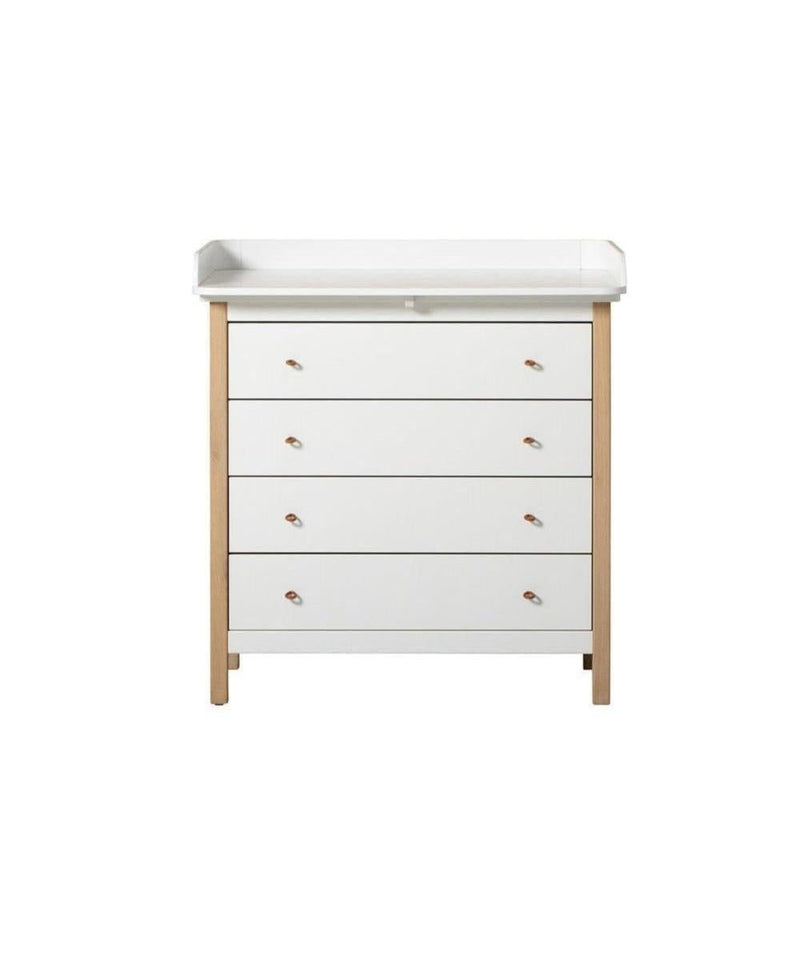 Oliver Furniture Wood Nursery Dresser 4 Drawers White oak 041314 - Studio Play