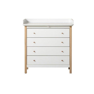 Oliver Furniture Wood Nursery Dresser 4 Drawers White oak 041314