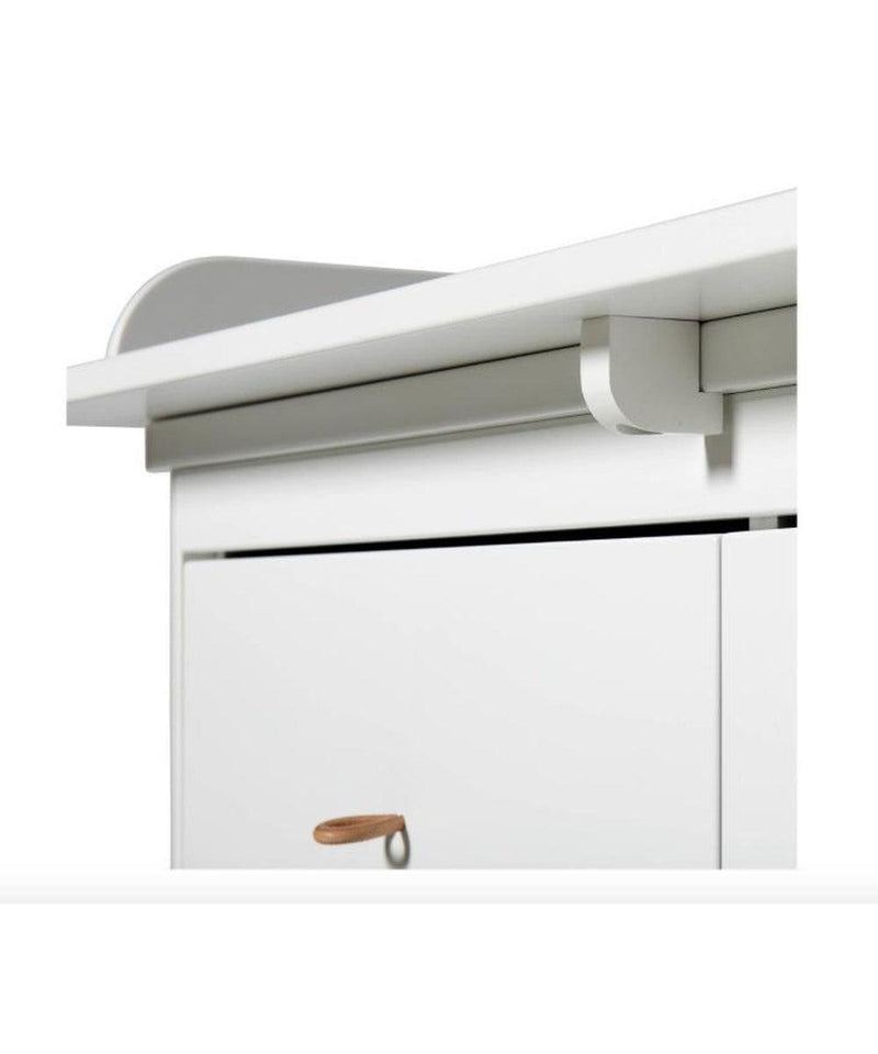 Oliver Furniture Wood Nursery Dresser 6 Drawers Large Top White/Oak