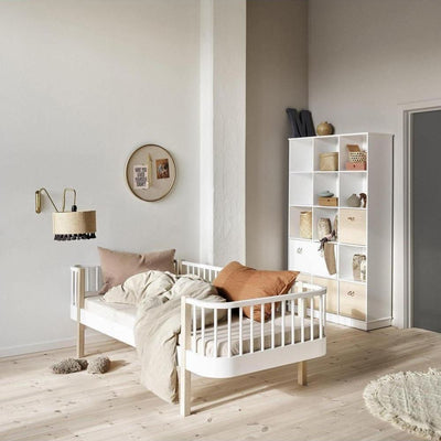 Oliver Furniture Wood Shelving Unit 3x5 with base 041321 - Studio Play