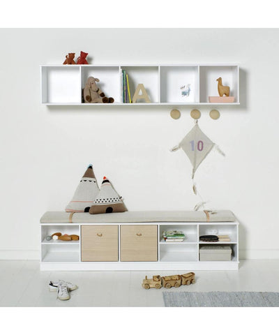 Oliver Furniture Wood Shelving Unit 5x1 with support