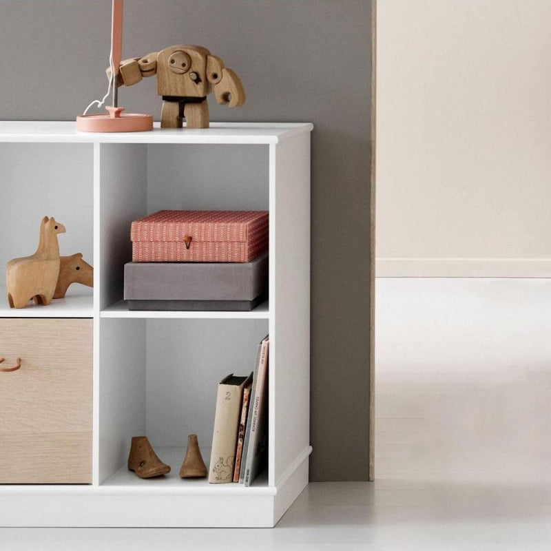 Oliver Furniture Wood Shelving Unit 5x2 with base 041334 - Studio Play