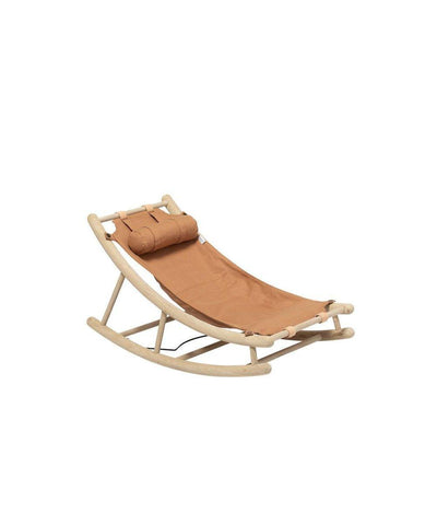 Oliver Furniture Wood Toddler Rocker Oak/Caramel