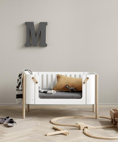 Oliver Furniture Wooden Oak Bench White