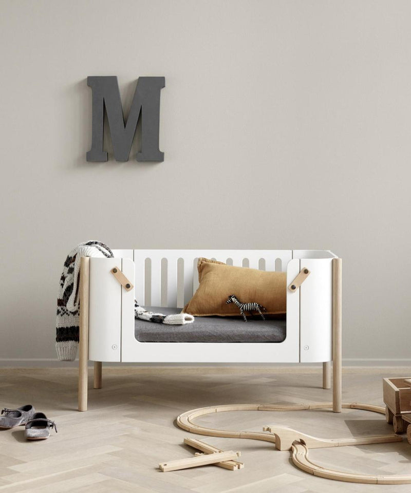 Oliver Furniture Wooden Oak Bench White
