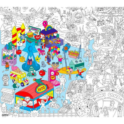 OMY Kleurposter Fun Park