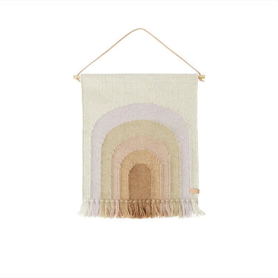 OYOY Follow The Rainbow Mini Wandtapijt Lavender - Studio Play