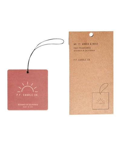 P.F. Candle Co Car Fragrance Amber & Moss