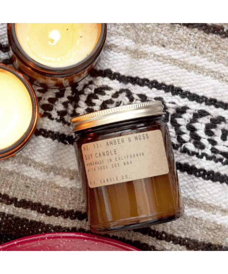 P.F. Candle Co Kaars Soyawax Amber & Moss