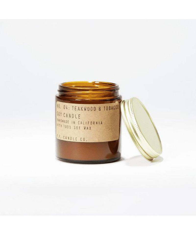P.F. Candle Co Kaars Soyawax Teakwood & Tobacco