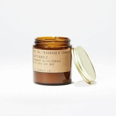 P.F. Candle Co Kaars Soyawax Teakwood & Tobacco