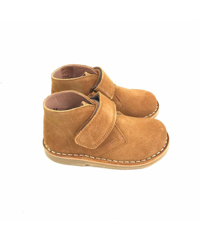 Petit Nord Desert Boot Velcro Amber Suede