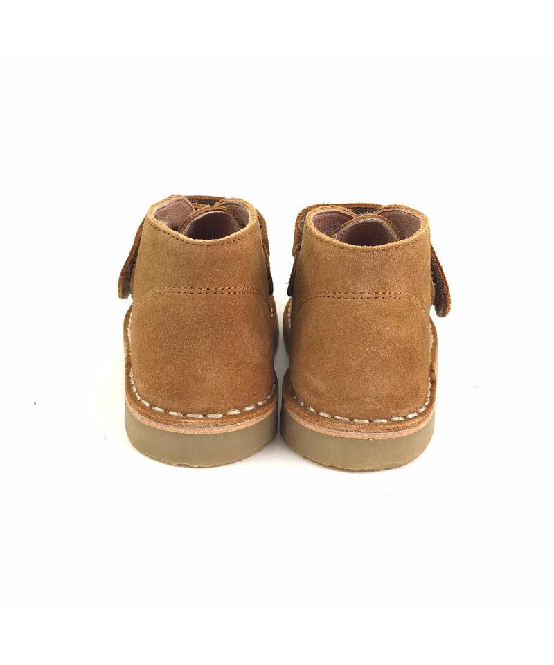 Petit Nord Desert Boot Velcro Amber Suede