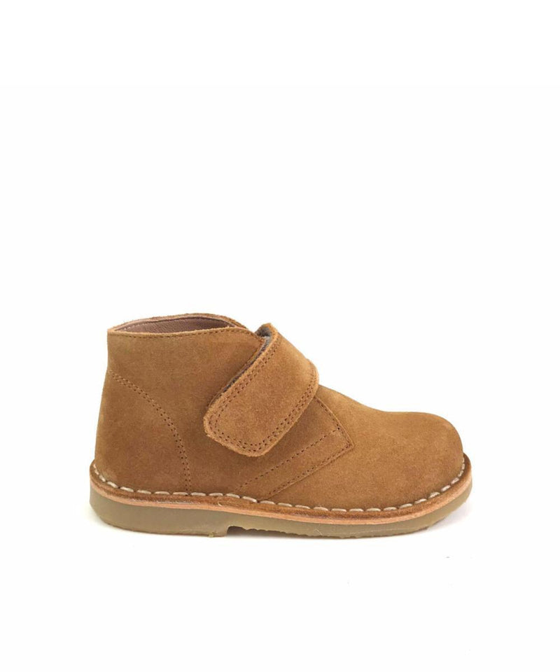 Petit Nord Desert Boot Velcro Amber Suede