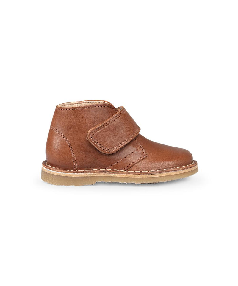 Petit Nord Desert Boot With Velcro Cognac