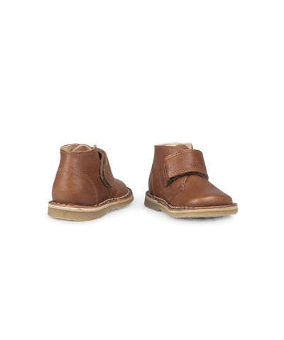 Petit Nord Desert Boot With Velcro Cognac