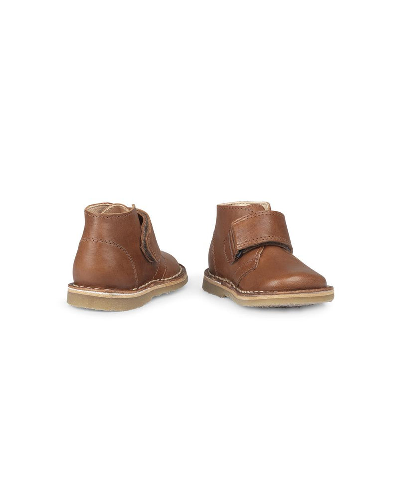 Petit Nord Desert Boot With Velcro Cognac