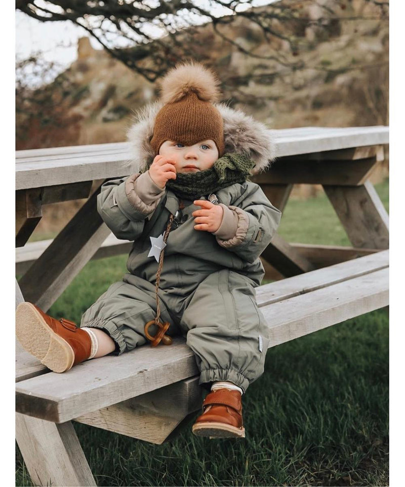 Petit Nord Desert Boot With Velcro Cognac
