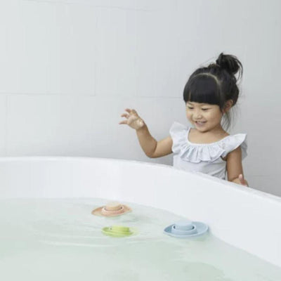 Plantoys Rubber Convertible Boat Pastel Blue