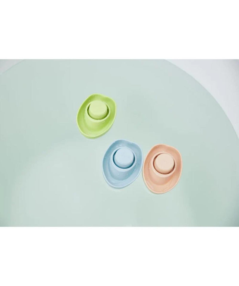 Plantoys Rubber Convertible Boat Pastel Green