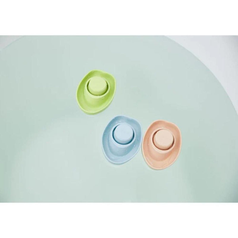 Plantoys Rubber Convertible Boat Pastel Orange