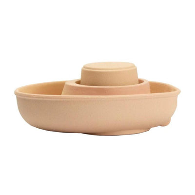 Plantoys Rubber Convertible Boat Pastel Orange