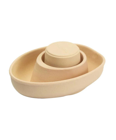 Plantoys Rubber Convertible Boat Pastel Orange