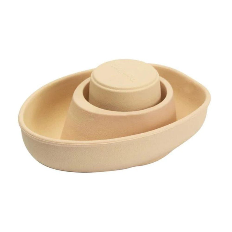 Plantoys Rubber Convertible Boat Pastel Orange
