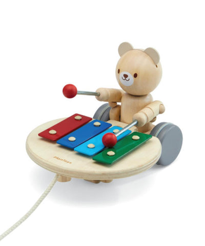 Plantoys Trekmobiel Musical Bear