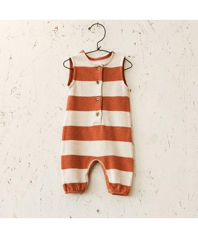 Play Up Baby Striped Jersey Jumpsuit